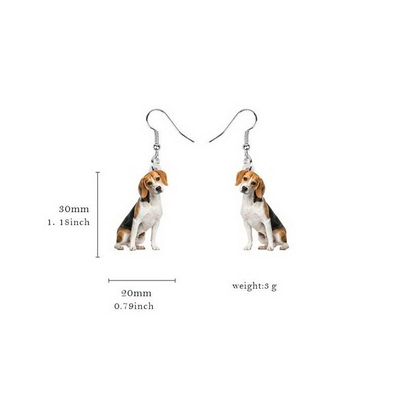 Wholesale 10pcs Rooster, Cow, Hamster, Piglet, Hedgehog, Squirrel, Rabbit, Black Cat, Puppy, Animal Earrings